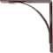 Ekena Millwork Morris Steel Bracket, Hammered Bright Red 3"W x 12"D x 12"H BKTM03X12X12MOHRE - alternate 3